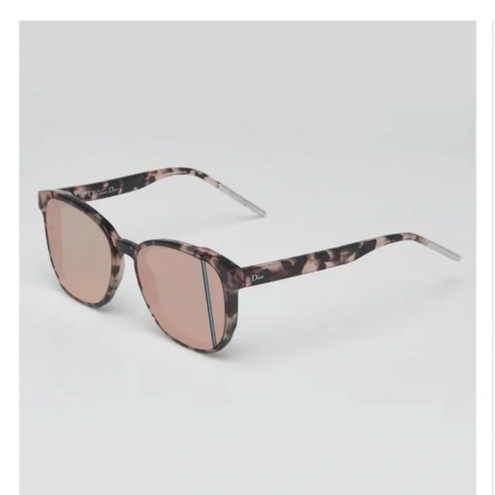 Dior Brown Patterned Sunglasses - image 1